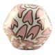 Pink Hexagon Small Ceramic Cabinet Knob